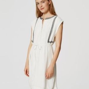 LOFT black and white dress